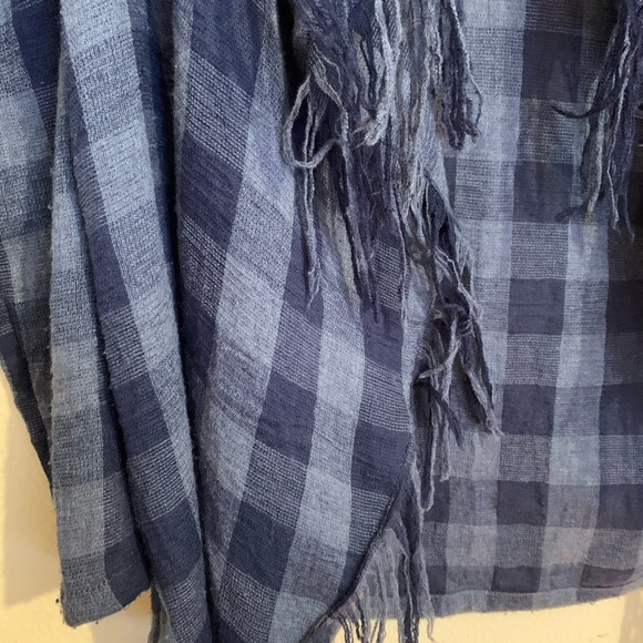 Plaid fringe cardigan - Picture 5 of 8